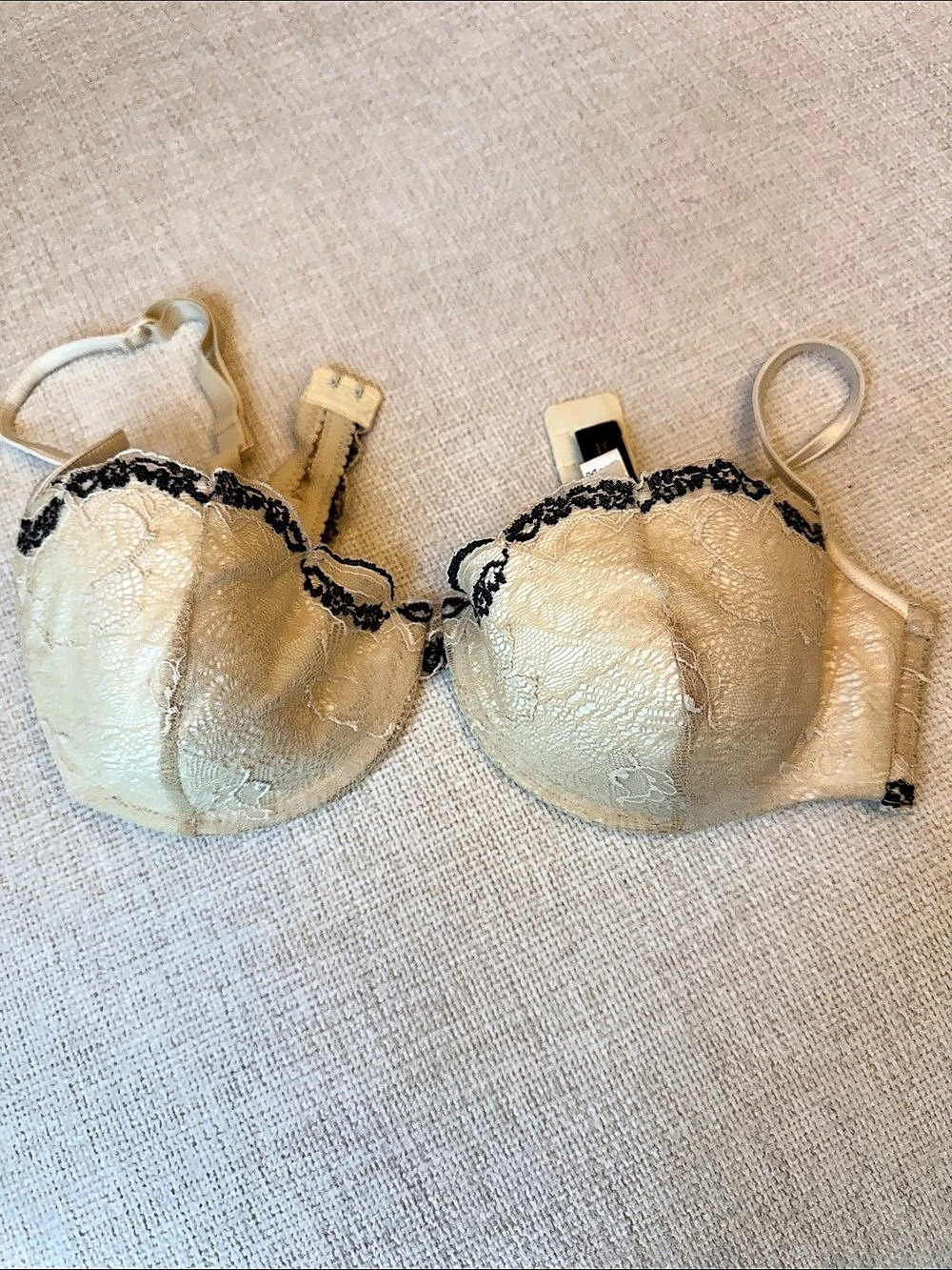 COSABELLA Lusso Balconette Bra Lace Bra Cream & Black 34C